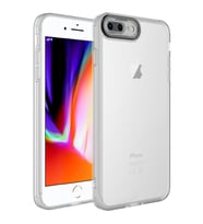 Apple iPhone 8 Plus Kılıf Kamera Korumalı Transparan Zore Post Kılıf (Renksiz)