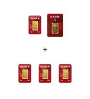 Nadir Gold 24 Ayar 9 Gram Külçe Altın (1 Adet 5 Gram Külçe Altın + 4 Adet 1 Gram Külçe Altın )