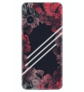 General Mobile GM 24 Pro Kılıf Silikon Desen Özel Seri Flowers Line 1732