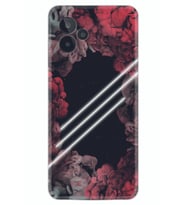 General Mobile GM 24 Pro Kılıf Silikon Desen Özel Seri Flowers Line 1732