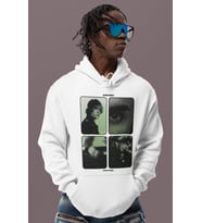 Tasarım Justin Bieber Baskılı Unisex Oversize Şarkıcı Hoodie