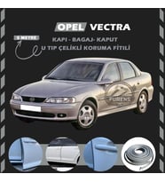 Opel Vectra Oto Araç Kapı Koruma Fitili 5metre Parlak Gri Renk