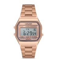 Comwatch Unisex Kol Saati Dijital Çelik Kordon 1172 (Rose)