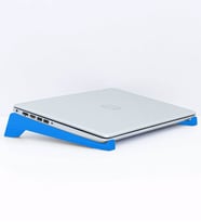BK Gift Taşınabilir Ahşap Mavi Notebook Laptop Standı