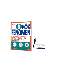 Fenomen Yayıncılık 2025-2026 Müfredat Matematik Kök Soru Bankası (Başlangıç-Orta-Zor) (Çok Renkli)