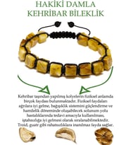 Sertifikalı Küp Kesim Sarı Doğal Damla Kehribar Bileklik (ukrayna) (Çok Renkli)