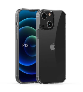 Apple iPhone 13 Kılıf Şeffaf Lüx Ultra Koruma Silikon (Renksiz)