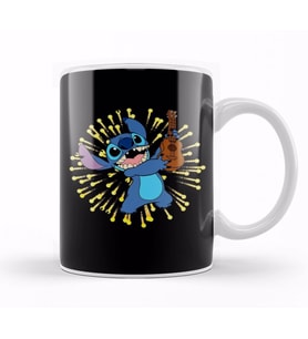 Happy Stitch 01 Kupa Bardak Porselen