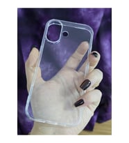 iPhone 17 Uyumlu Şeffaf Silikon Telefon Kılıfı