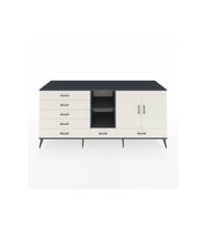 Kronos Konsol 4 Raflı 6 Çekmeceli 2 Kapaklı 220x59x99 Antrasit-Aytaşı/Aytaşı