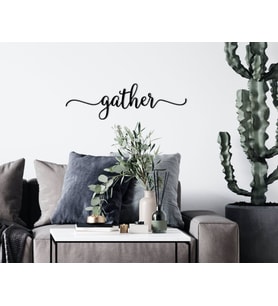 BK Home Gather Duvar Yazısı-1 (Siyah)