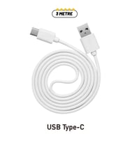 QASUL Samsung Xiaomi Huawei Oppo Uyumlu3 Metre TYP-C - USB Şarj Kablosu Uzun Şarj KABLOSU