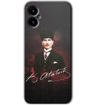 Omix X3 Kılıf HD Desen Baskılı Arka Kapak - Kemal Atatürk