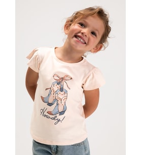 Mayoral Kız Çocuk Baskılı Tshirt Krem