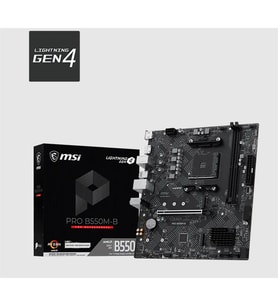 MSI PRO B550M-B DDR4 4600MHZ 1XHDMI 2XM.2 MATX AM4 (AMD AM4 5000/5000G/4000G/3000/3000G SERİLERİ İLE