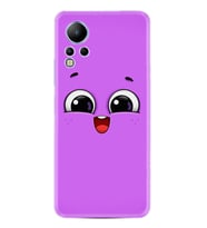 Infınix Note 12 Kılıf Silikon Desen Özel Seri Purple Sweety 1717