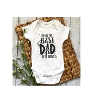 Best Dad Özel Tasarım Bebek Zıbın Pamuklu Çıtçıtlı Body