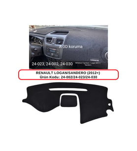 Renault / Dacia Logan / Sandero (2012+)torpido Koruması / Halısı / Örtüsü