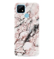 Realme C21 Kılıf Desenli Silikon Colorfull Marble 2 1389