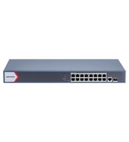 HIKVISION 16port 130w FULL PoE DS-3E1518P-EI/M GIGABIT 1X-UPLINK,1XSFP Yönetilemez Switch Rack Mount