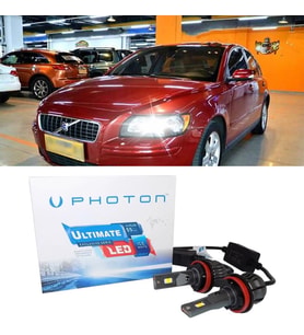 Volvo S40 Led Xenon Uzun Far Ampulü H7 Ultimate 9500 Lumens Yeni Seri Beyaz 2004-2012