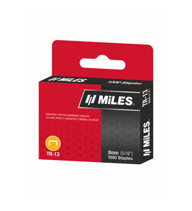 Miles 13/8 Zımba Teli 1000 Adet Metalik Gri