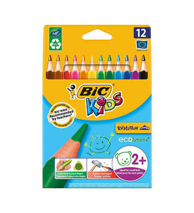 Bic Evolution Üçgen 12 Renk Kuruboya 829735