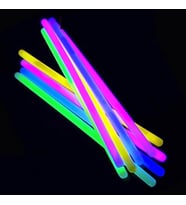 100 ADET KALIN GLOW STİCK PARTİ IŞIĞI NEON IŞIK FOSFORLU ÇUBUK IŞIKLI ÇUBUK ULTRA CANLI PARLAK IŞIK