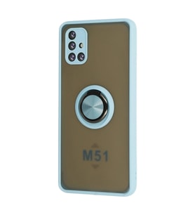 Galaxy M51 Kılıf Montreal Yüzüklü Kapak - Buz Mi