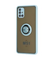 Galaxy M51 Kılıf Montreal Yüzüklü Kapak - Buz Mi