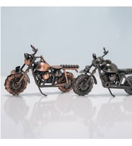 Metal Bilyeli Dekoratif Motor Büyük Boy – 28 cm Masaüstü (Karışık)