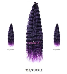 Afro Su Dalgası Saç 75m 120gr Kodu #-TB1/PURPLE