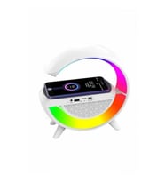 Mey İthalat® Bluetooth Hoparlör G Şekli Atmosfer Akıllı Rgb Lamba Wireless Kablosuz Şarj