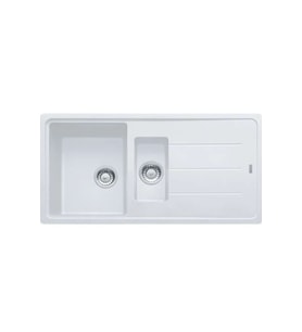 114.0655.950-Franke Basis Bfg 651 Bianco Granit Eviye