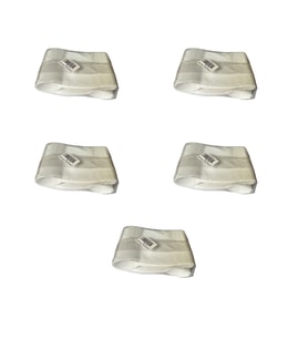 Plastik Şeffaf Beyaz Sup Kaşık - Tatlı Dondurma Kaşığı - 12.5 Cm. - 50 Adetlik 5 Paket