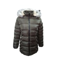 Jenerik J01804 Çocuk Kız Şişme Dolum Kapüşonlu Mont - J01804 - Haki (Haki)