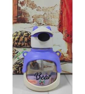 ŞAPKALI ŞEFFAF MATARA SULUK (Mor)