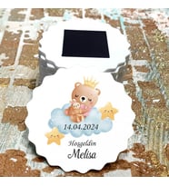 Magnet Hediyelik - Sevimli Ayıcık Tasarım Doğum Günü Hatırası - Bebek  Magnet