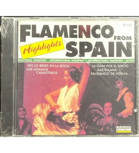 (Müzik CD sidir - Plak Değildir) CD Flamenco From Spain (Açılmamış Ambalajında) CD
