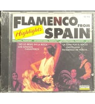 (Müzik CD sidir - Plak Değildir) CD Flamenco From Spain (Açılmamış Ambalajında) CD