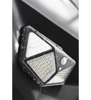 Güneş Enerjili Bahçe Aydınlatma Lambası Solar 100 Led Lamba
