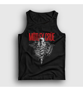 Presmono Unisex Siyah Pandora Mötley Crüe Atlet 167398tt