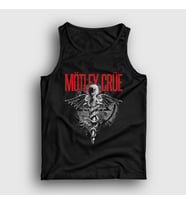 Presmono Unisex Siyah Pandora Mötley Crüe Atlet 167398tt