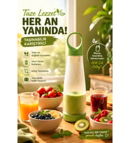 Günlük Shake ve Smoothie Hazırlamak İçin Kablosuz Blender
