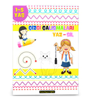 1-5 Yaş Çizgi Çalışmaları YAZ-SİL Kitabı