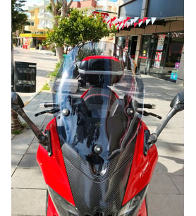 MOTOCAM Gilera Nexus 500 Ön Cam 2004-2008 Model 58cm Füme Renkli 4mm