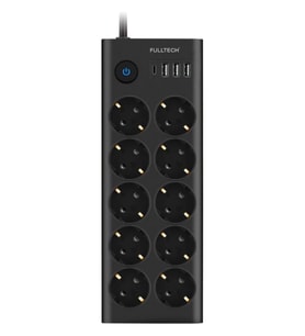 Ftr14 Type-c Girişli Akım Korumalı 10 lu Priz, 3 Usb