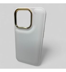 İphone 14 Pro Lansman Kaliteli Silikon Telefon Kılıfı (Beyaz)