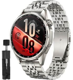 [Prestige Steell] Huawei ile Uyumlu 22mm Kordon GT7/GT7 Pro/GT6/6 Pro/Runner 2/GT5/5 Pro/GT4/GT3 46mm için Katlanır Toka GT7 Pro Kordonu Paslanma Karşıtı GT7 46mm Çelik Kordon