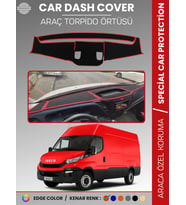 IVECO DAILY (2014-2019) Torpido Örtüsü Panel Torpido Koruma Araca Özel Tam Uyum Kaymaz Kolay Montaj